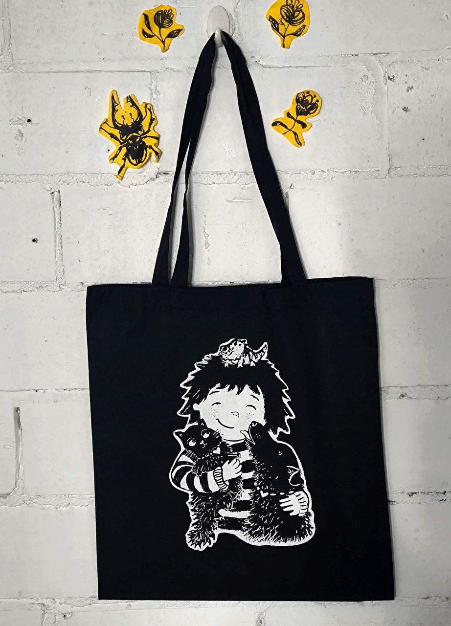 Bolsa tela tote bag KissMe
