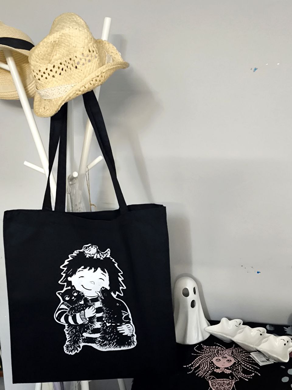 Bolsa tela tote bag KissMe