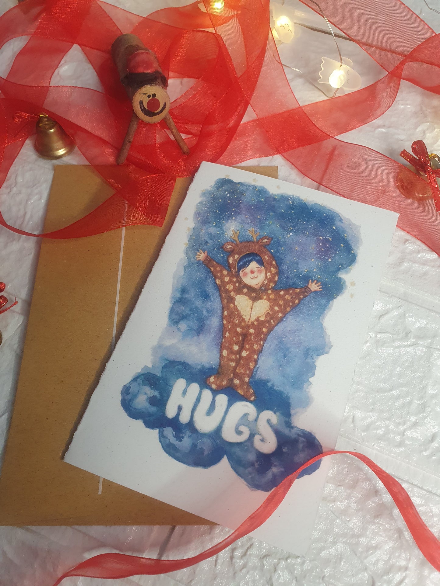 Postales Navideñas ilustradas