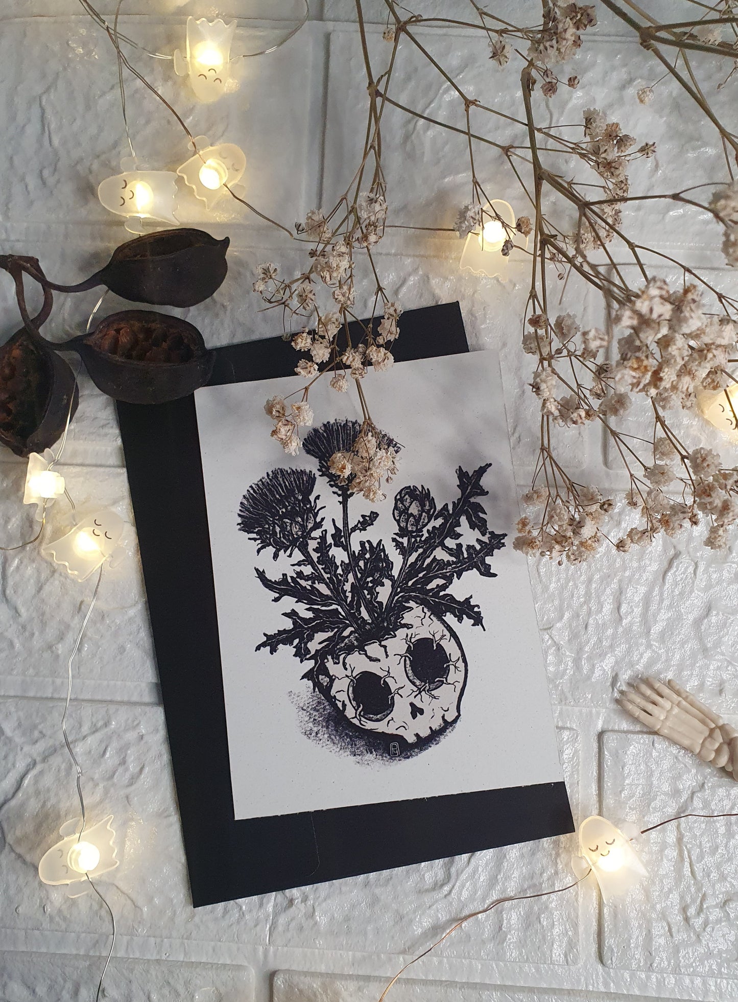 Postales Halloween ilustradas – Edición Print