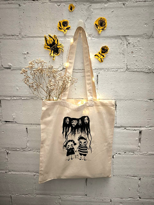 Bolsa tela tote bag Siblings 🧟‍♀️🧟‍♂️