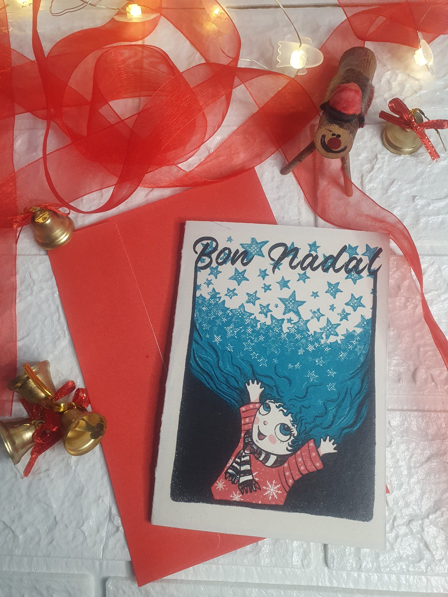 Postales Navideñas ilustradas