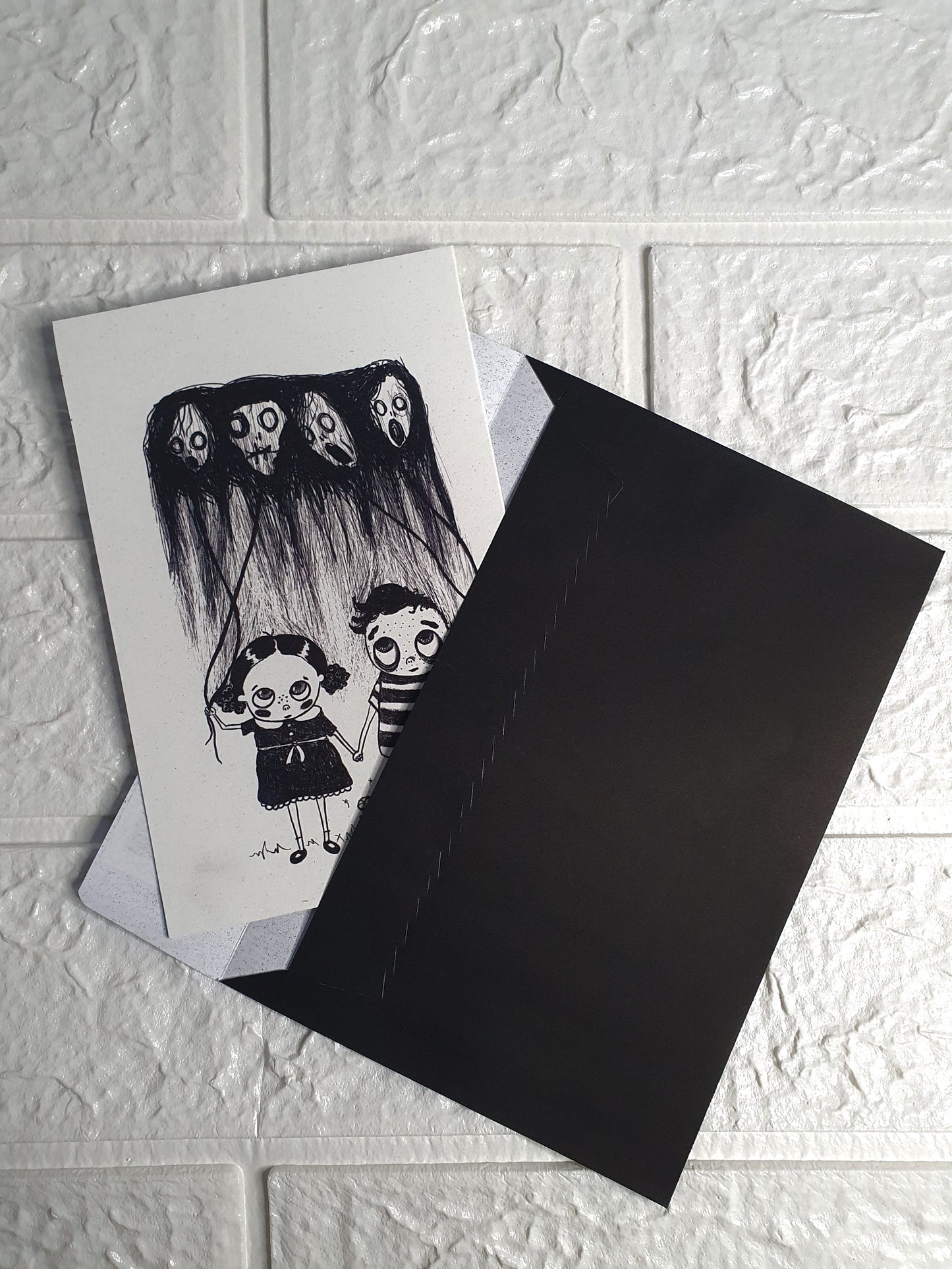 Postales Halloween ilustradas – Edición Print