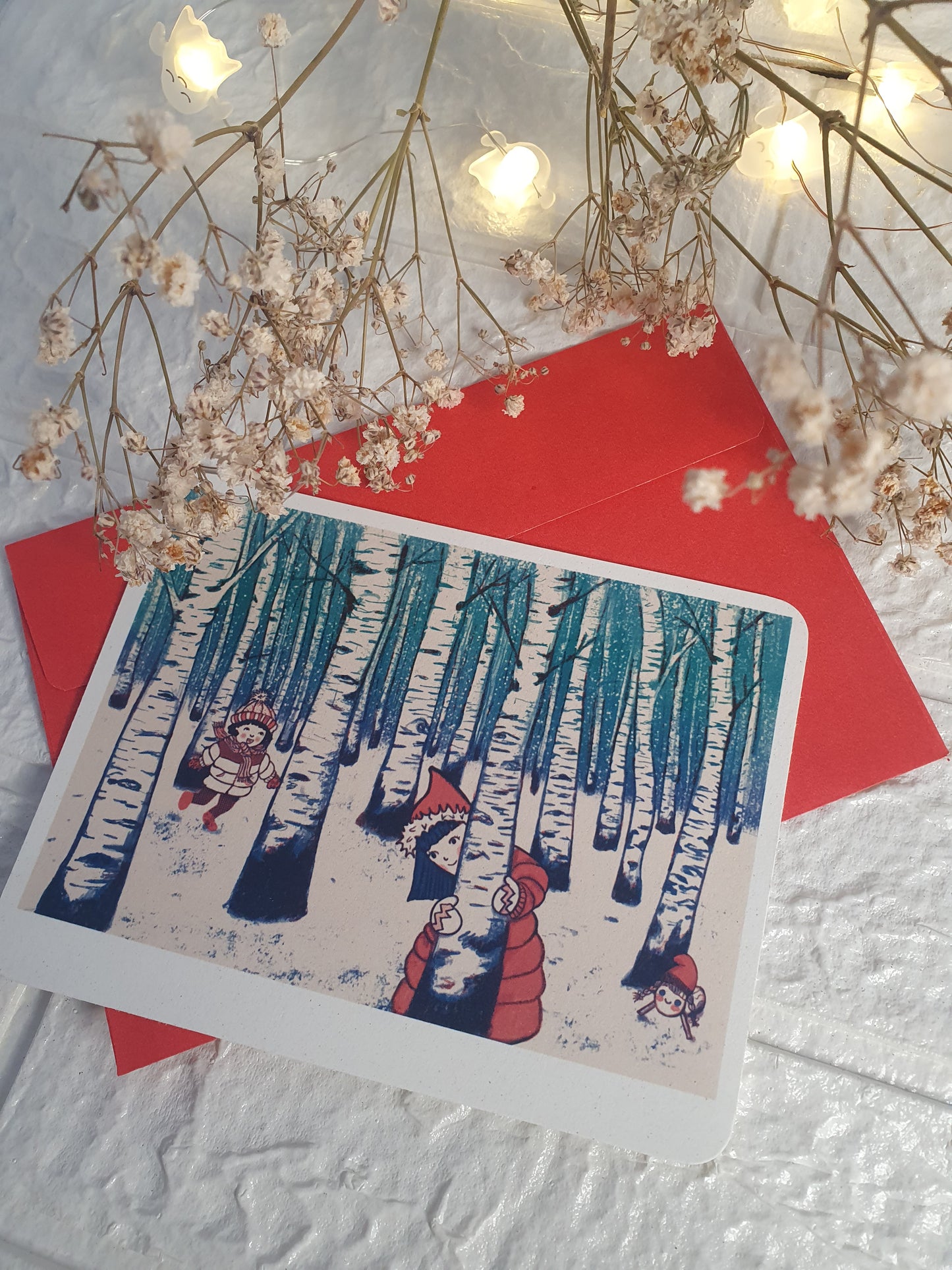 Postales Navideñas ilustradas