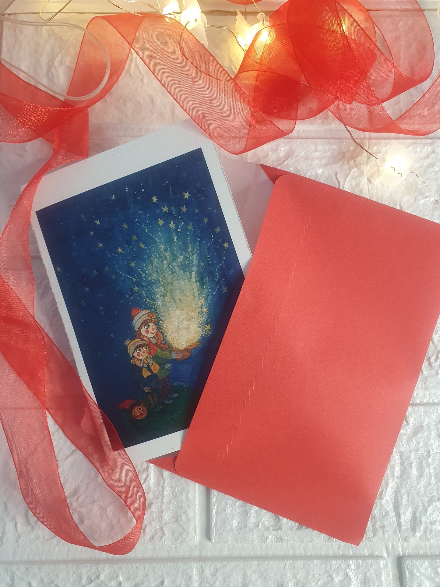 Postales Navideñas ilustradas