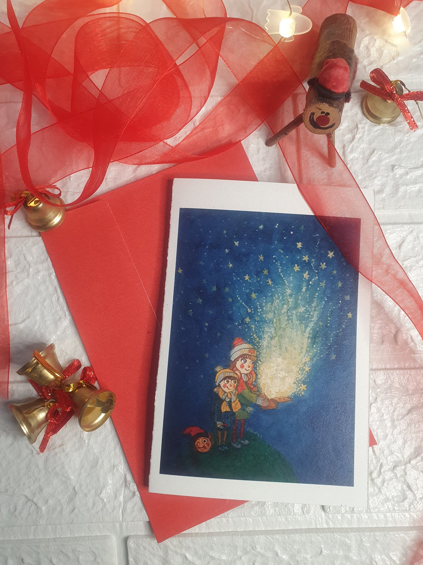 Postales Navideñas ilustradas