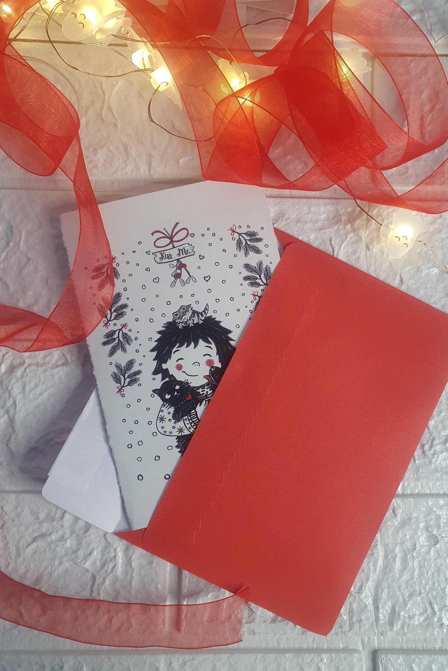 Postales Navideñas ilustradas