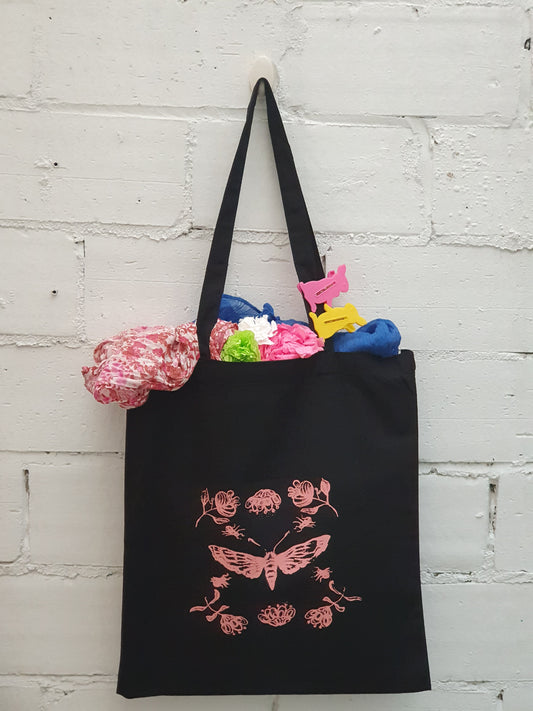 bolsa polilla rosa