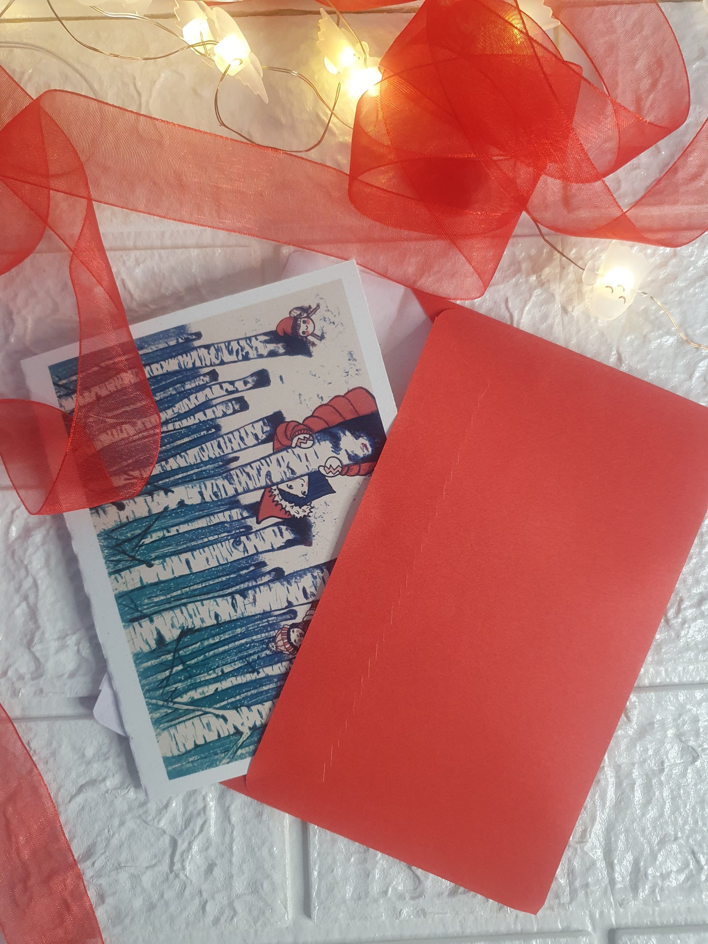 Postales Navideñas ilustradas